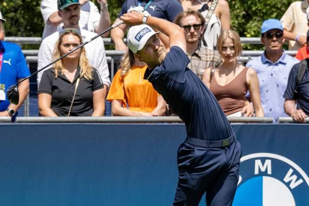 Kristoffer Reitan NOR xettx, Germany, Munich, 05 07 2025, Golf, BMW International Open, 2025, Round 3, DP World Tour, Golfclub Muenchen Eichenried