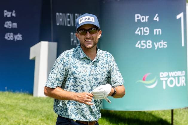 Davis Bryant USA xettx, Germany, Munich, 05 07 2025, Golf, BMW International Open, 2025, Round 3, DP World Tour, Golfclub Muenchen Eichenried