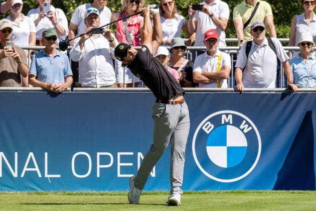 Tim Wiedemeyer AM xettx, Germany, Munich, 05 07 2025, Golf, BMW International Open, 2025, Round 3, DP World Tour, Golfclub Muenchen Eichenried