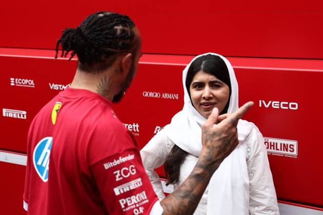 Formula 1, British GP at Silverstone, Malala Yousafzai as a guest