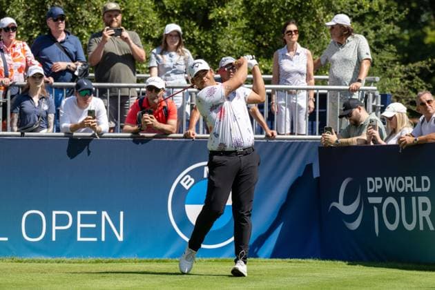 Gavin Green MAS xettx, Germany, Munich, 05 07 2025, Golf, BMW International Open, 2025, Round 3, DP World Tour, Golfclub Muenchen Eichenried