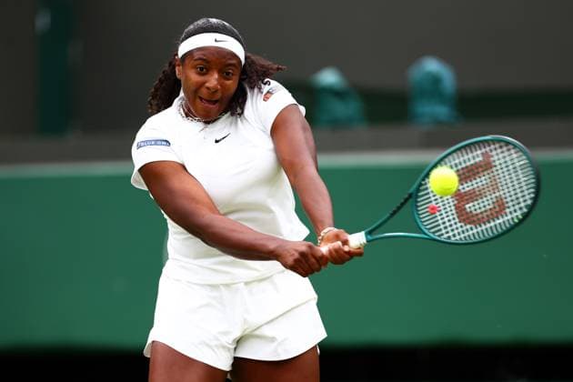 Hailey Baptiste during her third round match Wimbledon Tennis Championships, Day 6, The All England Lawn Tennis and Croquet Club, London, UK - 05 Jul 2025London The All England Lawn Tennis and United Kingdom  Copyright: xJamesxMarsh Shutterstockx 15385618s