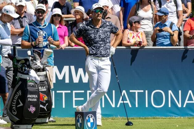 Andrea Pavan ITA xettx, Germany, Munich, 05 07 2025, Golf, BMW International Open, 2025, Round 3, DP World Tour, Golfclub Muenchen Eichenried