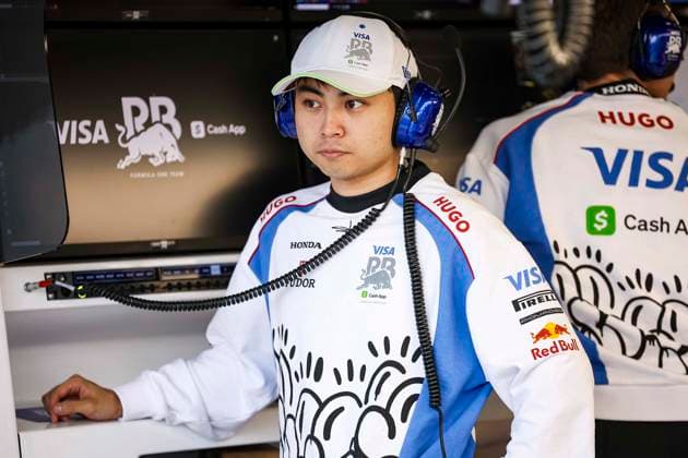 F1 - BRITISH GRAND PRIX 2025 IWASA Ayumu (jpn), Visa Cash App RB F1 Team VCARB02, portrait during the Formula 1 Qatar Airways British Grand Prix 2025, 12th round of the 2025 FIA Formula One World Championship, WM, Weltmeisterschaft from July 4 to 6, 2025 on the Silverstone Circuit, in Silverstone, United Kingdom - SilverstoneUnited Kingdom  Copyright: xEricxAlonsox