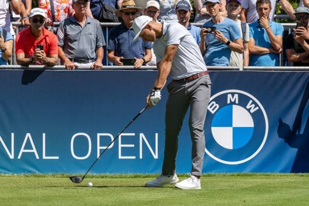 Matti Schmid GER xettx, Germany, Munich, 05 07 2025, Golf, BMW International Open, 2025, Round 3, DP World Tour, Golfclub Muenchen Eichenried