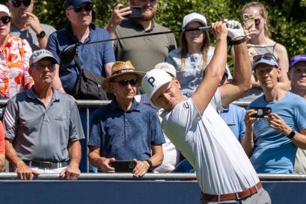 Matti Schmid GER xettx, Germany, Munich, 05 07 2025, Golf, BMW International Open, 2025, Round 3, DP World Tour, Golfclub Muenchen Eichenried