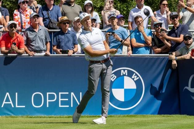 Matti Schmid GER xettx, Germany, Munich, 05 07 2025, Golf, BMW International Open, 2025, Round 3, DP World Tour, Golfclub Muenchen Eichenried