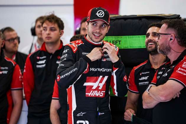 F1 - BRITISH GRAND PRIX 2025 OCON Esteban (fra), Haas F1 Team VF-25, portrait during the Formula 1 Qatar Airways British Grand Prix 2025, 12th round of the 2025 FIA Formula One World Championship, WM, Weltmeisterschaft from July 4 to 6, 2025 on the Silverstone Circuit, in Silverstone, United Kingdom - SilverstoneUnited Kingdom  Copyright: xEricxAlonsox