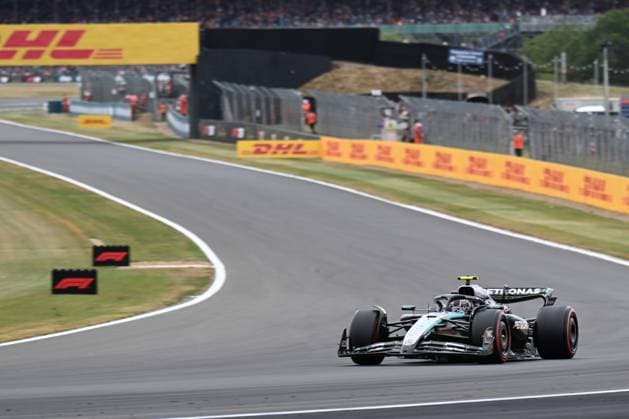 5th July 2025; Silverstone Circuit, Northamptonshire, England; Formula 1 2025 Qatar Airways British F1 Grand Prix; Qualifying Day; Andrea Kimi Antonelli in the Mercedes-AMG F1 M16 powered Mercedes F1 W16 car during the third practice session (P3)  ActionPlus12809381 SimonxWest