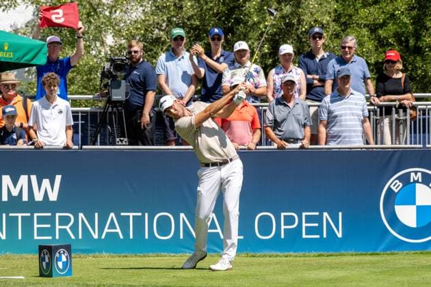 Ugo Coussaud FRA xettx, Germany, Munich, 05 07 2025, Golf, BMW International Open, 2025, Round 3, DP World Tour, Golfclub Muenchen Eichenried