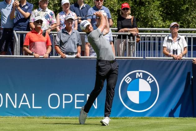 Laurie Canter ENG xettx, Germany, Munich, 05 07 2025, Golf, BMW International Open, 2025, Round 3, DP World Tour, Golfclub Muenchen Eichenried