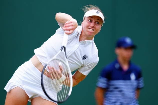 Liudmila Samsonova during her third round match Wimbledon Tennis Championships, Day 6, The All England Lawn Tennis and Croquet Club, London, UK - 05 Jul 2025London The All England Lawn Tennis and United Kingdom  Copyright: xJavierxGarcia Shutterstockx 15385616g