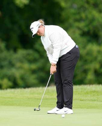 5th July 2025; The O& x2019;Meara Course at Carton House, Maynooth, County Kildare, Ireland; KPMG Womens Irish Open Golf, Round 3; Kirsten Rudgeley of Australia putts on the 2nd green  ActionPlus12809481 PeterxFitzpatrick