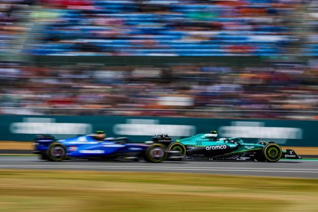 F1 - BRITISH GRAND PRIX 2025 14 ALONSO Fernando (spa), Aston Martin F1 Team AMR24, 55 SAINZ Carlos (spa), Williams Racing FW47, action during the Formula 1 Qatar Airways British Grand Prix 2025, 12th round of the 2025 FIA Formula One World Championship, WM, Weltmeisterschaft from July 4 to 6, 2025 on the Silverstone Circuit, in Silverstone, United Kingdom - SilverstoneUnited Kingdom Copyright: xFLORENTxGOODENx