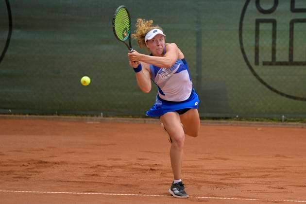 Anna Lena Friedsam GER 05 07 2025 Tennis 1 Bundesliga Ladies, TC Bredeney vs LTTC RW Berlin, Tennis Club Bredeney, Essen, Copyright: xpepphotox xHorstxMauelshagenx pep00321, pep_20250705_hm_72116