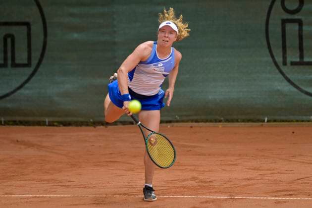 Anna Lena Friedsam GER 05 07 2025 Tennis 1 Bundesliga Ladies, TC Bredeney vs LTTC RW Berlin, Tennis Club Bredeney, Essen, Copyright: xpepphotox xHorstxMauelshagenx pep00321, pep_20250705_hm_72206