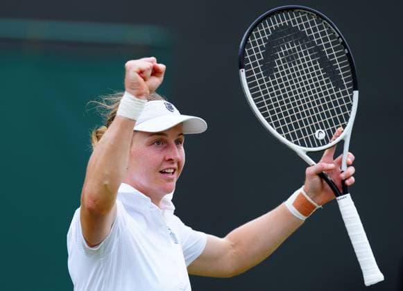 Liudmila Samsonova celebrates victory in her third round match Wimbledon Tennis Championships, Day 6, The All England Lawn Tennis and Croquet Club, London, UK - 05 Jul 2025London The All England Lawn Tennis and United Kingdom  Copyright: xJavierxGarcia Shutterstockx 15385616m