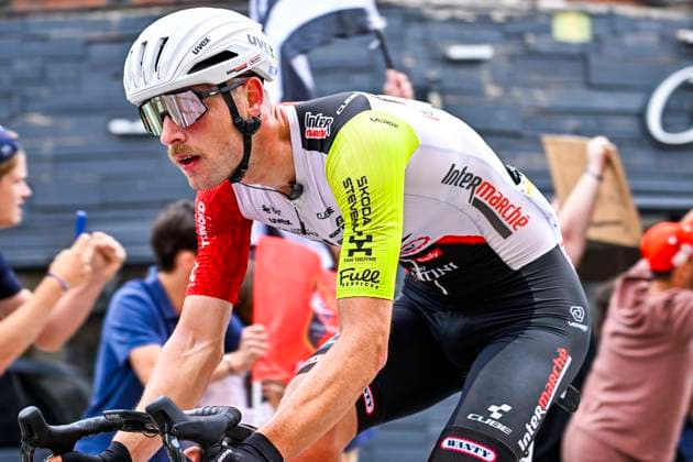 Tour de France 2025 Stage 1 LILLE METROPOLE, FRANCE - JULY 05 : Rutsch Jonas (GER) of Intermarche - Wanty in the escape pack during stage 1 of the 112th edition of Tour de France an UCI World Tour 2.UWT cycling road race stage for Men Elite of 185 km with start in Lille Metropole and finish in Lille Metropole on July 5, 2025 in Lille Metropole, France, 05 07 2025 ( Motordriver Kenny Verfaillie - Lille Metropole France  Copyright: xJanxDexMeuleneirx