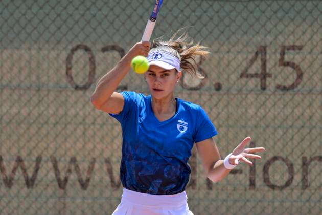 Antonia Schmidt GER 05 07 2025 Tennis 1 Bundesliga Ladies, TC Bredeney vs LTTC RW Berlin, Tennis Club Bredeney, Essen, Copyright: xpepphotox xPeterxEppingerx pep00321, pep_20250705_hm_72279