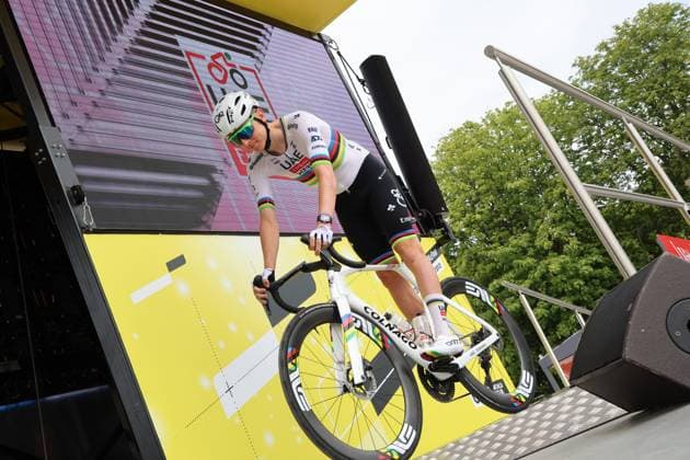 TOUR DE FRANCE 2025 PHOTOPQR VOIX DU NORD STEPHANE MORTAGNE ; 05 07 2025 ; MARCQ EN BAROEUL, 05.07.2025 Cyclisme, velo, Tour de France, Départ de la 1ere etape du Tour de France entre Lille et Lille Tadej POGACAR PHOTO STEPHANE MORTAGNE LA VOIX DU NORD- French cycling race Tour de France 2024 takes place in july 2025 Hauts de France France  Copyright: xPHOTOPQR VOIXxDUxNORD MAXPPPxSTEPHANExMORTAGNEx 20250705VDN9506 20250705VDN9506