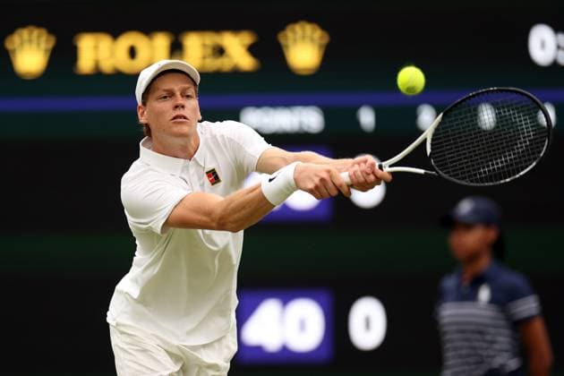 Jannik Sinner during his third round match Wimbledon Tennis Championships, Day 6, The All England Lawn Tennis and Croquet Club, London, UK - 05 Jul 2025London The All England Lawn Tennis and United Kingdom  Copyright: xEllaxLing Shutterstockx 15385619n