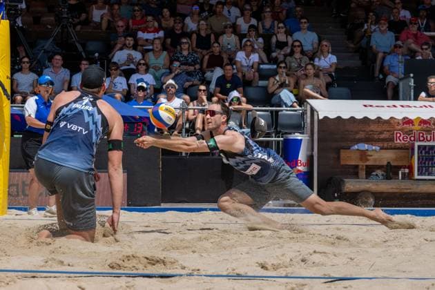 Beach Pro Tour Elite 16 Gstaad, 05 07 2025 Clemens Wickler GER Beach Pro Tour Elite 16 Gstaad on 05 07 2025 Copyright: xBEAUTIFULxSPORTS PeterxWeberx