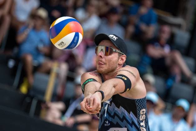 Beach Pro Tour Elite 16 Gstaad, 05 07 2025 Nils Ehlers GER Beach Pro Tour Elite 16 Gstaad on 05 07 2025 Copyright: xBEAUTIFULxSPORTS PeterxWeberx