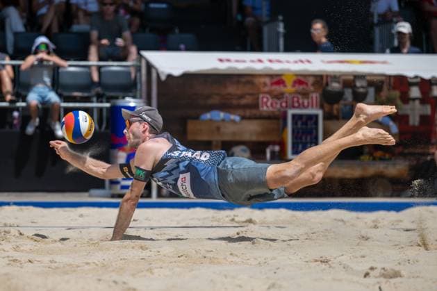 Beach Pro Tour Elite 16 Gstaad, 05 07 2025 Clemens Wickler GER Beach Pro Tour Elite 16 Gstaad on 05 07 2025 Copyright: xBEAUTIFULxSPORTS PeterxWeberx