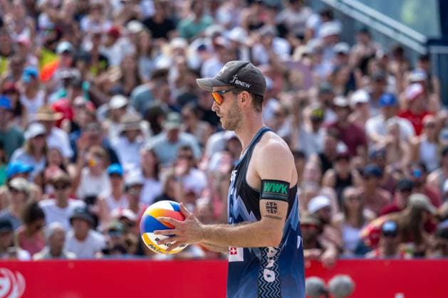 Beach Pro Tour Elite 16 Gstaad, 05 07 2025 Clemens Wickler GER Beach Pro Tour Elite 16 Gstaad on 05 07 2025 Copyright: xBEAUTIFULxSPORTS PeterxWeberx