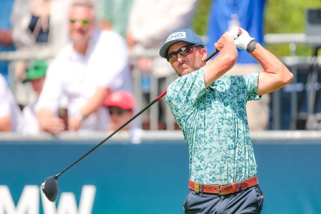 MUNICH, GERMANY - 05.07.2025: Davis BRYANT (USA). The BMW International Open at Golfclub Munchen Eichenried on July 05, 2025 in Germany.