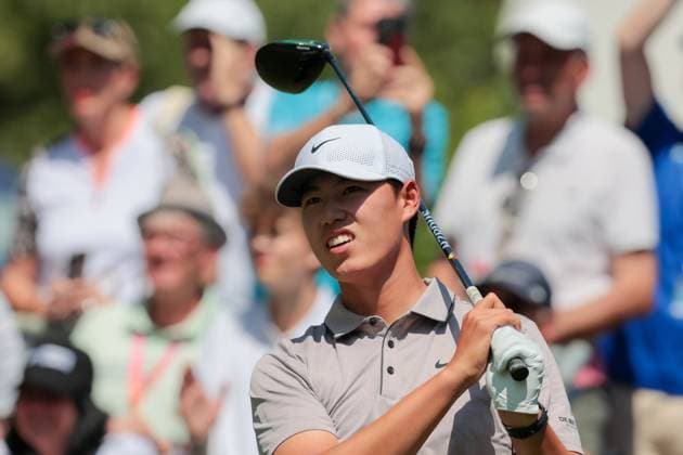 MUNICH, GERMANY - 05.07.2025: Wenyi DING (CHN). The BMW International Open at Golfclub Munchen Eichenried on July 05, 2025 in Germany.