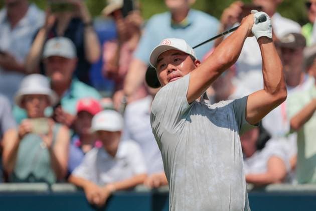 MUNICH, GERMANY - 05.07.2025: Ashun WU (CHN). The BMW International Open at Golfclub Munchen Eichenried on July 05, 2025 in Germany.