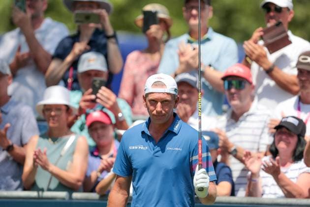 MUNICH, GERMANY - 05.07.2025: Marcel SIEM (GER). The BMW International Open at Golfclub Munchen Eichenried on July 05, 2025 in Germany.