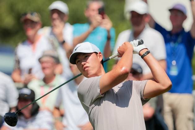 MUNICH, GERMANY - 05.07.2025: Wenyi DING (CHN). The BMW International Open at Golfclub Munchen Eichenried on July 05, 2025 in Germany.