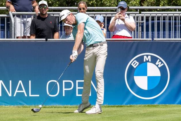 Ryggs Johnston USA xettx, Germany, Munich, 05 07 2025, Golf, BMW International Open, 2025, Round 3, DP World Tour, Golfclub Muenchen Eichenried