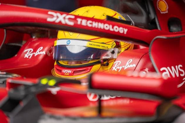 F1 British GP 2025 - UK Lewis Hamilton (Gbr) of Scuderia Ferrari 44 during the Formula 1 Qatar Airways British Grand Prix 2025 on Saturday at the Silverstone International Circuit, Silverstone, Great Britain on July 5, 2025 Photo by Photo by Antoine Lapeyre ABACAPRESS.COM Silverstone United Kingdom  Copyright: xLapeyrexAntoine ABACAx