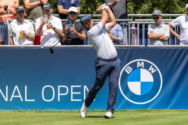 Jordan Smith ENG xettx, Germany, Munich, 05 07 2025, Golf, BMW International Open, 2025, Round 3, DP World Tour, Golfclub Muenchen Eichenried