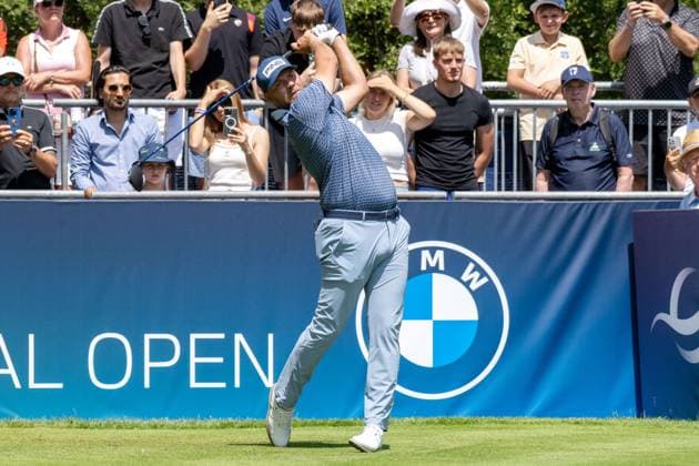 Daniel Brown ENG xettx, Germany, Munich, 05 07 2025, Golf, BMW International Open, 2025, Round 3, DP World Tour, Golfclub Muenchen Eichenried