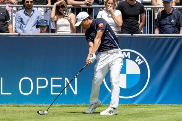 Yuto Katsuragawa JPN xettx, Germany, Muenchen, 05 07 2025, Golf, BMW International Open, 2025, Round 3, DP World Tour, Golfclub Muenchen Eichenried