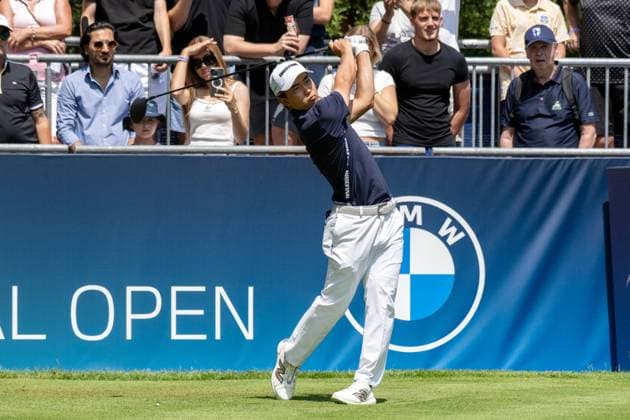 Yuto Katsuragawa JPN xettx, Germany, Muenchen, 05 07 2025, Golf, BMW International Open, 2025, Round 3, DP World Tour, Golfclub Muenchen Eichenried