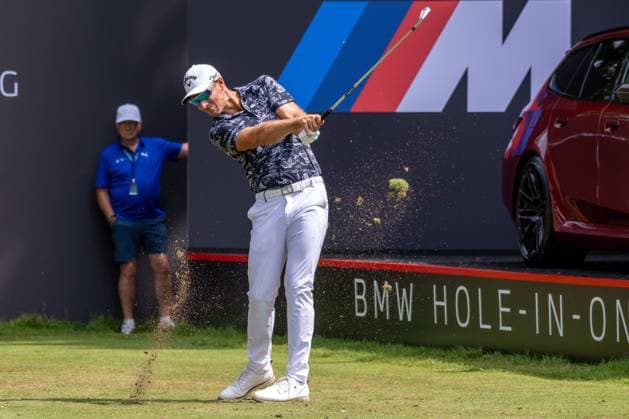 Andrea Pavan ITA xettx, Germany, Munich, 05 07 2025, Golf, BMW International Open, 2025, Round 3, DP World Tour, Golfclub Muenchen Eichenried