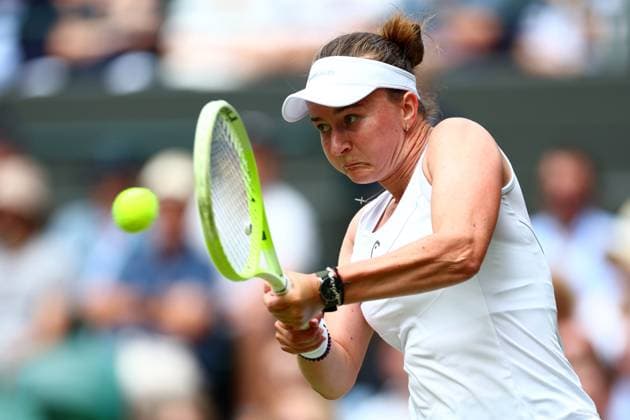 Barbora Krejcikova during her third round match Wimbledon Tennis Championships, Day 6, The All England Lawn Tennis and Croquet Club, London, UK - 05 Jul 2025London The All England Lawn Tennis and United Kingdom  Copyright: xJamesxMarsh Shutterstockx 15385618bf