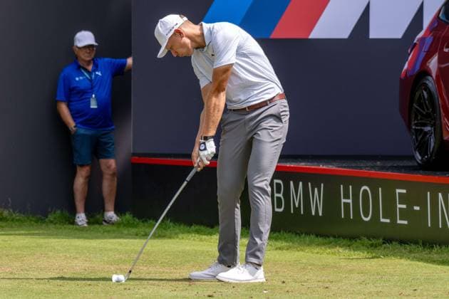 Matti Schmid GER xettx, Germany, Munich, 05 07 2025, Golf, BMW International Open, 2025, Round 3, DP World Tour, Golfclub Muenchen Eichenried