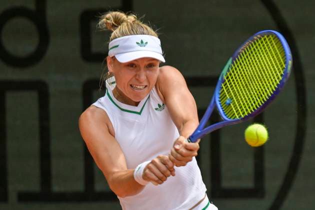 Yuliia Starodubtseva, Yuliia UKR 05 07 2025 Tennis 1 Bundesliga Ladies, TC Bredeney vs LTTC RW Berlin, Tennis Club Bredeney, Essen, Copyright: xpepphotox xHorstxMauelshagenx pep00321, pep_20250705_hm_72611