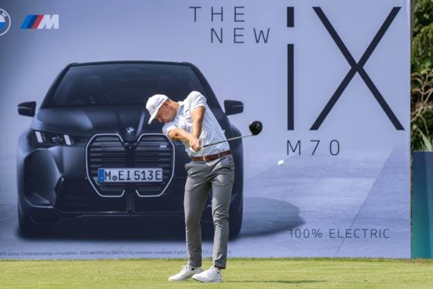 Matti Schmid GER xettx, Germany, Munich, 05 07 2025, Golf, BMW International Open, 2025, Round 3, DP World Tour, Golfclub Muenchen Eichenried