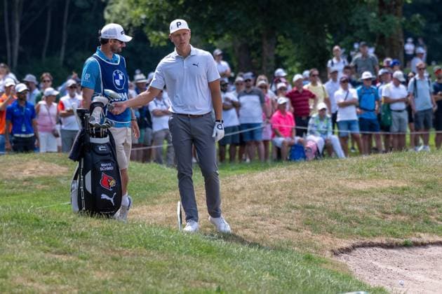 Matti Schmid GER xettx, Germany, Munich, 05 07 2025, Golf, BMW International Open, 2025, Round 3, DP World Tour, Golfclub Muenchen Eichenried