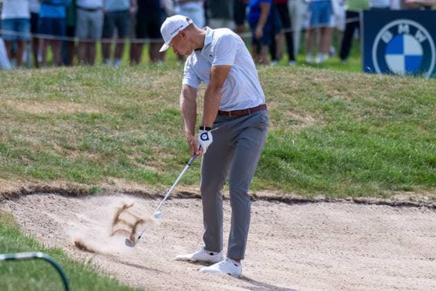 Matti Schmid GER xettx, Germany, Munich, 05 07 2025, Golf, BMW International Open, 2025, Round 3, DP World Tour, Golfclub Muenchen Eichenried