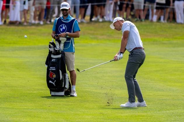 Matti Schmid GER xettx, Germany, Munich, 05 07 2025, Golf, BMW International Open, 2025, Round 3, DP World Tour, Golfclub Muenchen Eichenried