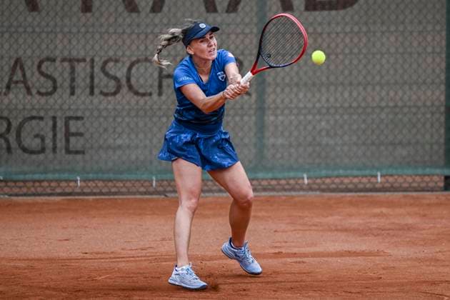Irina Bara ROU 05 07 2025 Tennis 1 Bundesliga Ladies, TC Bredeney vs LTTC RW Berlin, Tennis Club Bredeney, Essen, Copyright: xpepphotox xHorstxMauelshagenx pep00321, pep_20250705_hm_73026