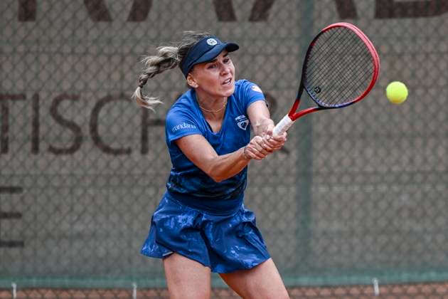 Irina Bara ROU 05 07 2025 Tennis 1 Bundesliga Ladies, TC Bredeney vs LTTC RW Berlin, Tennis Club Bredeney, Essen, Copyright: xpepphotox xHorstxMauelshagenx pep00321, pep_20250705_hm_73026